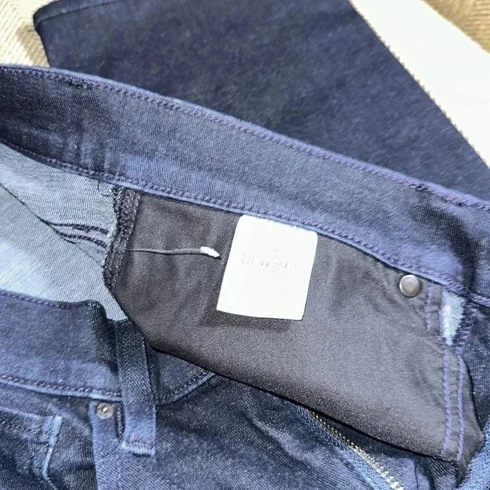 HUDSON MEN BLAKE SLIM STRAIGHT SIZE 32 EXCELLENT CONDITION DARK WASH
